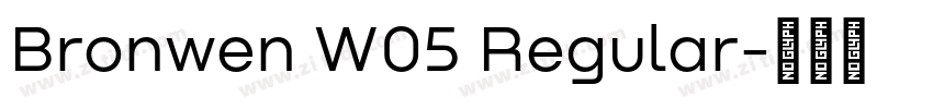 Bronwen W05 Regular字体转换